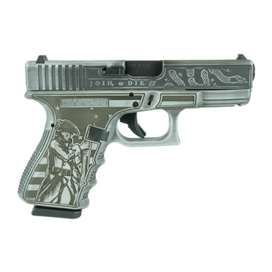 Shop GLOCK 19 Gen3 9mm 4.02in 2x15rd Custom Live Or Die Patriot Gray Pistol (PI1950203 MODPATRIOT). Buy best Pistols from gritrsports.com | Reviews and Shipping options available