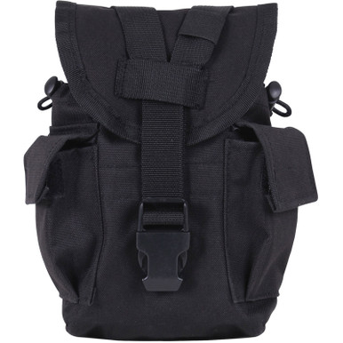 Shop ROTHCO MOLLE II Canteen & Utility Black Pouch (40014). Buy best Pouches from gritrsports.com | Reviews and Shipping options available