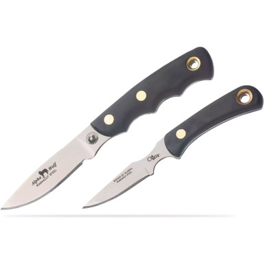 Shop KNIVES OF ALASKA Alpha Wolf S30V/Cub Suregrip Knife Combo Set (00366FG). Buy best Fixed Knives from gritrsports.com | Reviews and Shipping options available