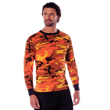 Shop ROTHCO 2XL Savage Orange Camo Long Sleeve T-Shirt (3137). Buy best LS Shirts from gritrsports.com | Reviews and Shipping options available