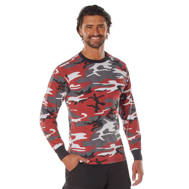 Shop ROTHCO Red Camo Long Sleeve T-Shirt (3173). Buy best LS Shirts from gritrsports.com | Reviews and Shipping options available