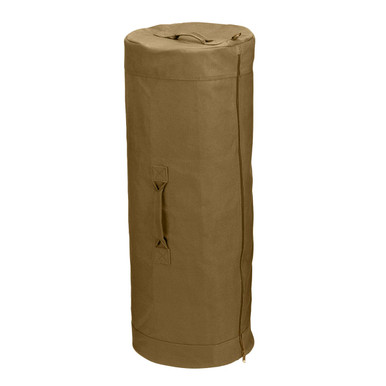 Shop ROTHCO 25in x 42in Coyote Brown Canvas Duffle Bag With Side Zipper (3439). Buy best Duffle Bags from gritrsports.com | Reviews and Shipping options available