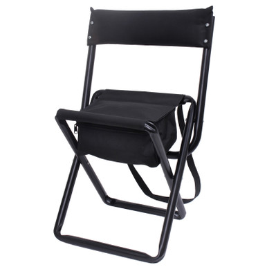 Shop ROTHCO Deluxe Black Folding Stool w/ Pouch (4608). Buy best Chairs from gritrsports.com | Reviews and Shipping options available