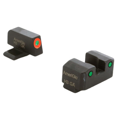 Shop AMERIGLO Trooper Series Green Tritium Orange/Green Tritium Black Night Sight Set For Springfield Hellcat OSP/Pro/XD OSP (SA-816). Buy best Night Sights from gritrsports.com | Reviews and Shipping options available