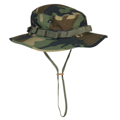 Shop MIL-TEC Cotton Ripstop Woodland Camo Boonie Hat (12325020). Buy best Hats from gritrsports.com | Reviews and Shipping options available
