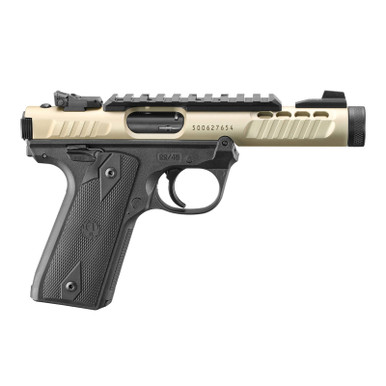 Shop RUGER Mark IV 22/45 Lite 22LR 4.4in 2x 10rd Mags Champagne Anodized Rimfire Pistol (43955). Buy best Pistols from gritrsports.com | Reviews and Shipping options available