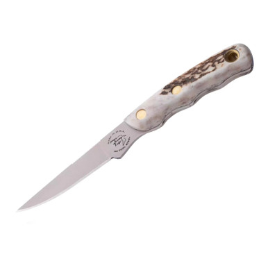 Shop KNIVES OF ALASKA Jaeger 3.5in Stag Boning Fixed Knife (00115FG). Buy best Fixed Knives from gritrsports.com | Reviews and Shipping options available