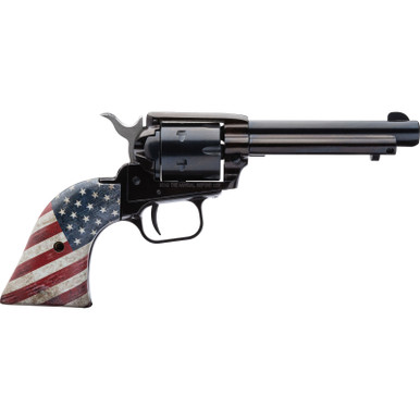 Shop HERITAGE MANUFACTURING Rough Rider .22LR 4.75in 6rd US Flag Revolver (RR22B4USFLAG). Buy best Revolvers from gritrsports.com | Reviews and Shipping options available
