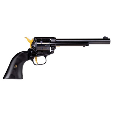 Shop HERITAGE MANUFACTURING Rough Rider .22LR 6in 6rd Gold Accent Revolver (RR22B6-GLD). Buy best Revolvers from gritrsports.com | Reviews and Shipping options available