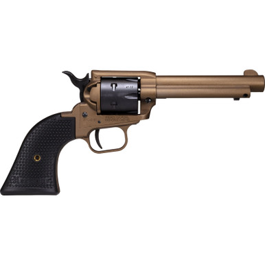 Shop HERITAGE MANUFACTURING Rough Rider Steel .22LR 4.75in 6rd Burnt Bronze/Satin Black Revolver (SRR22A4). Buy best Revolvers from gritrsports.com | Reviews and Shipping options available