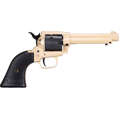 Shop HERITAGE MANUFACTURING Rough Rider Steel .22LR 4.75in 6rd Satin Black/Sabre Sand Revolver (SRR22V4). Buy best Revolvers from gritrsports.com | Reviews and Shipping options available