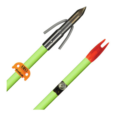 Shop AMS BOWFISHING Chaos FX Fluorescent Green Fiberglass Arrow (A203-FLO). Buy best Arrows from gritrsports.com | Reviews and Shipping options available