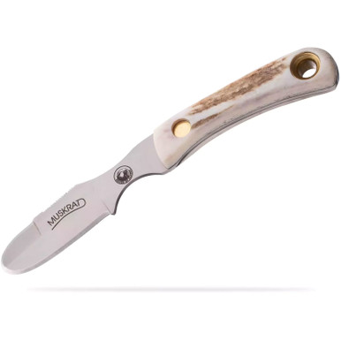 Shop KNIVES OF ALASKA Muskrat Stag Fixed Knife (00091FG). Buy best Fixed Knives from gritrsports.com | Reviews and Shipping options available