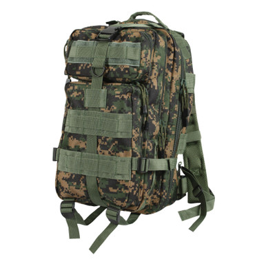 Shop ROTHCO Medium Transport 25L Woodland Digital Camo Backpack (2559). Buy best Backpacks from gritrsports.com | Reviews and Shipping options available