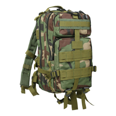Shop ROTHCO Medium Transport 25L Woodland Camo Backpack (2579). Buy best Backpacks from gritrsports.com | Reviews and Shipping options available
