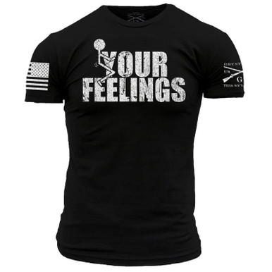 Shop GRUNT STYLE Men's Your Feelings Black Short Sleeve Shirt (GS3392). Buy best SS Shirts from gritrsports.com | Reviews and Shipping options available
