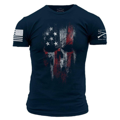 Shop GRUNT STYLE Men's American Reaper 2.0 Midnight Navy Short Sleeve Shirt (GS5206). Buy best SS Shirts from gritrsports.com | Reviews and Shipping options available