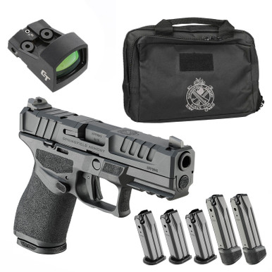 Shop SPRINGFIELD ARMORY Echelon 4.0C Gear Up 2025 9mm 4in 3x15rd & 2x18rd Mag Semi-Auto Pistol (EC9409B-U-GU25). Buy best Pistols from gritrsports.com | Reviews and Shipping options available
