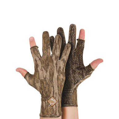 Shop DRAKE Performance Mossy Oak Bottomland Stretch-Fit Shooter Turkey Gloves (OT0058-006). Buy best Gloves from gritrsports.com | Reviews and Shipping options available