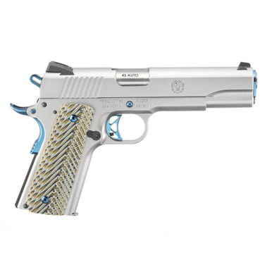 Shop RUGER SR1911 TALO Exclusive 45 ACP 5in 7rd/8rd Mags Stainless/Cobalt Blue PVD Parts Semi-Auto Pistol (6799). Buy best Pistols from gritrsports.com | Reviews and Shipping options available
