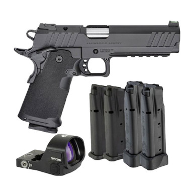 Shop SPRINGFIELD ARMORY 1911 DS Prodigy 9mm 5in 17rd/20rd Black Pistol with RFX25 (PH9119AOSRFX25). Buy best Pistols from gritrsports.com | Reviews and Shipping options available
