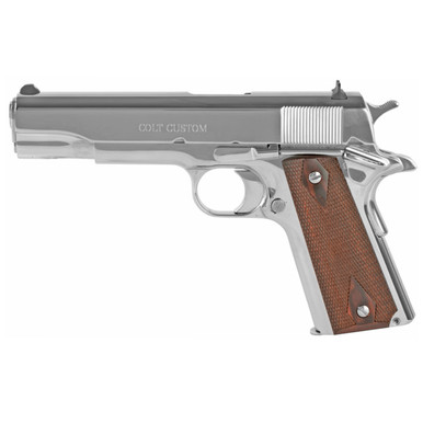 Shop COLT 1911 Government .45 ACP 5in 7rd Bright Stainless Semi-Automatic Pistol (O1070BSTS). Buy best Pistols from gritrsports.com | Reviews and Shipping options available