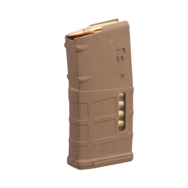 MAGPUL PMAG 20 LRSR Gen M3 Window Fits AR10M110SR25 20rd Medium Coyote Tan Magazine MAG1429MCT