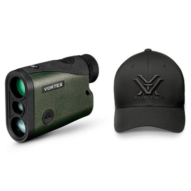 Shop VORTEX Crossfire HD 1400 Laser Rangefinder w/ Men's Flexfit Cap (LRF-CF1400+hat). Buy best Rangefinders from gritrsports.com | Reviews and Shipping options available