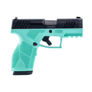 Shop TAURUS GX2 9mm 3.38in 2x13rd Cyan/Black Semi-Auto Pistol (1-GX2931C). Buy best Pistols from gritrsports.com | Reviews and Shipping options available