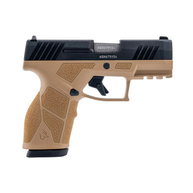 Shop TAURUS GX2 9mm 3.38in 2x13rd Tan/Black Semi-Auto Pistol (1-GX2931T). Buy best Pistols from gritrsports.com | Reviews and Shipping options available