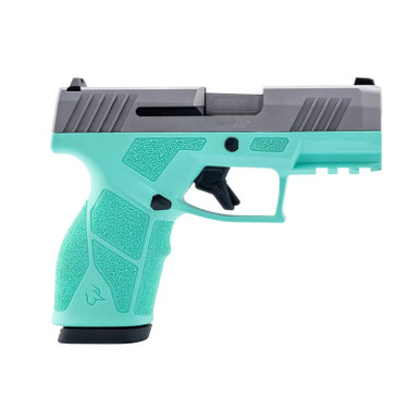 Shop TAURUS GX2 9mm 3.38in 2x13rd Cyan/Stainless Semi-Auto Pistol (1-GX2939C). Buy best Pistols from gritrsports.com | Reviews and Shipping options available