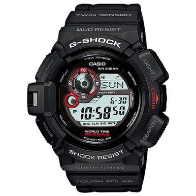 Shop CASIO Men's Mudman G-Shock Shock Resistant Multi-Function Sport Watches (G9300-1). Buy best Watches from gritrsports.com | Reviews and Shipping options available