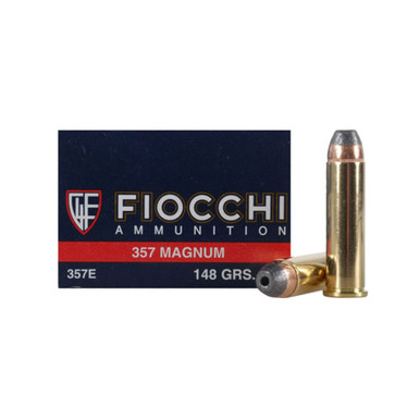 Shop FIOCCHI 357 Mag. 148 Grain JHP Ammo, 50 Round Box (357E). Buy best Handgun Ammo from gritrsports.com | Reviews and Shipping options available