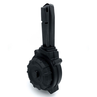 Shop PROMAG .40 S&W 50?d Drum Black Polymer Magazine Fits Smith & Wesson M&P40 (DRM-A64). Buy best Pistol Magazines from gritrsports.com | Reviews and Shipping options available