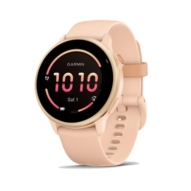 Shop GARMIN Vivoactive 6 Metallic Pink Dawn/Pink Dawn Band Smartwatch (010-02985-03). Buy best Smartwatches from gritrsports.com | Reviews and Shipping options available