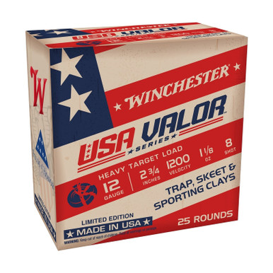 Shop WINCHESTER AMMO USA Valor 12Ga 2.75in 25rd #8 Shotgun Ammo (USAV128). Buy best Shotgun Ammo from gritrsports.com | Reviews and Shipping options available