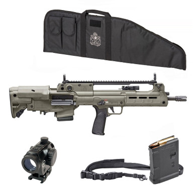 Shop SPRINGFIELD ARMORY Hellion Gear Up 2025 5.56 NATO 16in 2x 10rd Mags Desert FDE Bullpup Rifle (HL916556FLC-GU25). Buy best Rifles from gritrsports.com | Reviews and Shipping options available