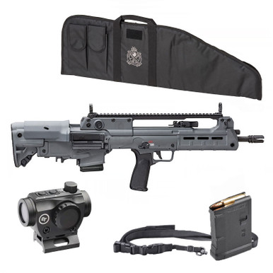 Shop SPRINGFIELD ARMORY Hellion Gear Up 2025 5.56 NATO 16in 2x 10rd Mags Gray Bullpup Rifle (HL916556YLC-GU25). Buy best Rifles from gritrsports.com | Reviews and Shipping options available