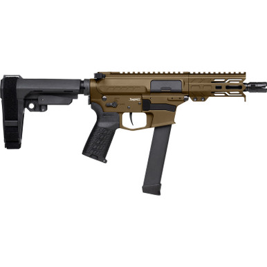 Shop CMMG Banshee FE MkGs 9mm 5in 33rd Midnight Bronze Semi-Auto AR Pistol (99A290F-MB). Buy best Pistols from gritrsports.com | Reviews and Shipping options available