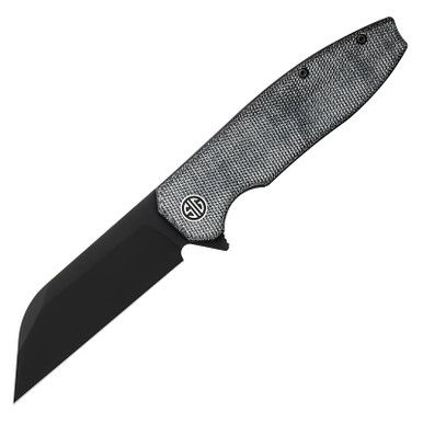 Shop SIG SAUER Karak Black PVD Wharnecliffe Knife with Salt and Pepper Black Micarta Handle (KA-8BB). Buy best Folding Knives from gritrsports.com | Reviews and Shipping options available