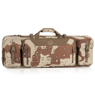 Shop SAVIOR EQUIPMENT Camo Urban Warfare 55in Chocolate Chip Camo Double Rifle Bag with Backpack Strap (RB-5512DG-VER2-DBDU). Buy best Rifle Cases from gritrsports.com | Reviews and Shipping options available