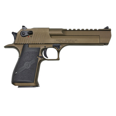 Shop MAGNUM RESEARCH Desert Eagle Mark XIX .50 AE 6in 7rd Burnt Bronze Cerakote Semi-Automatic Pistol (DE50BB). Buy best Pistols from gritrsports.com | Reviews and Shipping options available