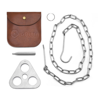 Shop GRITR Camping Tripod Grill Board Set and Collapsible Fire Blower Pipe. Buy best Cooking Accessories from gritrsports.com | Reviews and Shipping options available