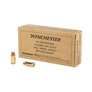 Shop WINCHESTER 380 Auto 95Gr Full Metal Jacket 50rd Box Bullets (SG380W). Buy best Handgun Bullets from gritrsports.com | Reviews and Shipping options available