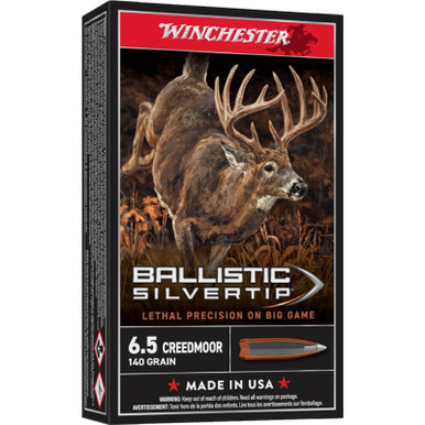 Shop WINCHESTER AMMO Ballistic Silvertip 6.5 Creedmoor 140Gr Controlled Expansion 20rd Box Rifle Ammo (SBST65CM). Buy best Rifle Ammo from gritrsports.com | Reviews and Shipping options available