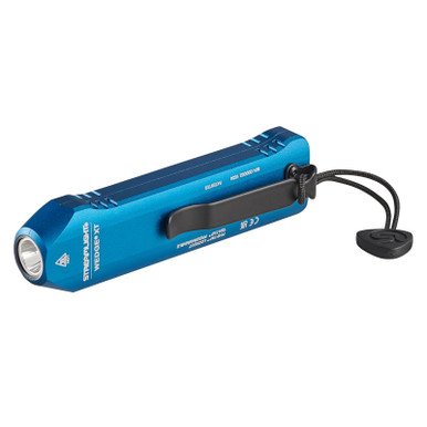 Shop STREAMLIGHT Wedge XT C.O.P.S. Blue Flashlight with USB-C Cord and Pocket Lanyard (88825). Buy best Handheld Flashlights from gritrsports.com | Reviews and Shipping options available
