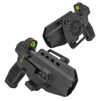Shop GRITR OMNI IWB/OWB Ambidextrous Kydex Pistol Holster Fits Canik TP/METE/Rival. Buy best Holsters OMNI from gritrsports.com | Reviews and Shipping options available