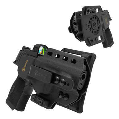 Shop GRITR OMNI IWB/OWB Ambidextrous Kydex Pistol Holster Fits Sig Sauer P365XL. Buy best Holsters OMNI from gritrsports.com | Reviews and Shipping options available
