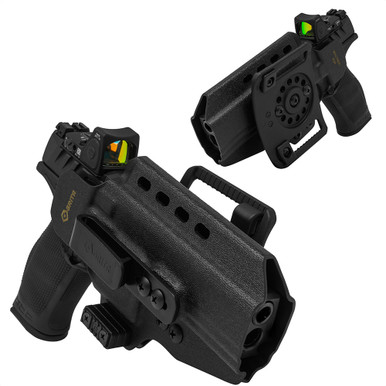 Shop GRITR OMNI IWB/OWB Ambidextrous Kydex Pistol Holster Fits Walther PDP. Buy best Holsters OMNI from gritrsports.com | Reviews and Shipping options available