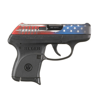 Shop RUGER LCP .380 ACP 2.75in 6rd American Flag Semi-Auto Pistol (13710). Buy best Pistols from gritrsports.com | Reviews and Shipping options available